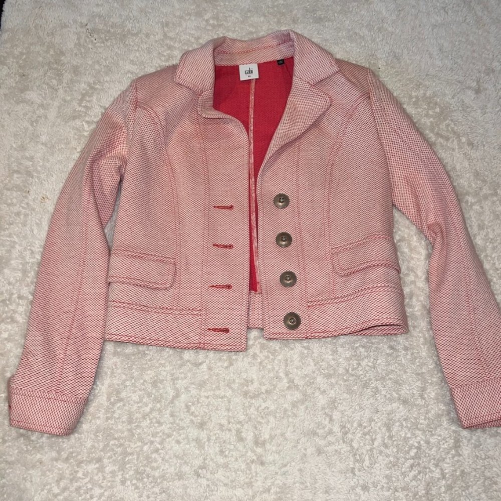 Cabi "Amelia" Light Pink Tailored Jacket Size XS